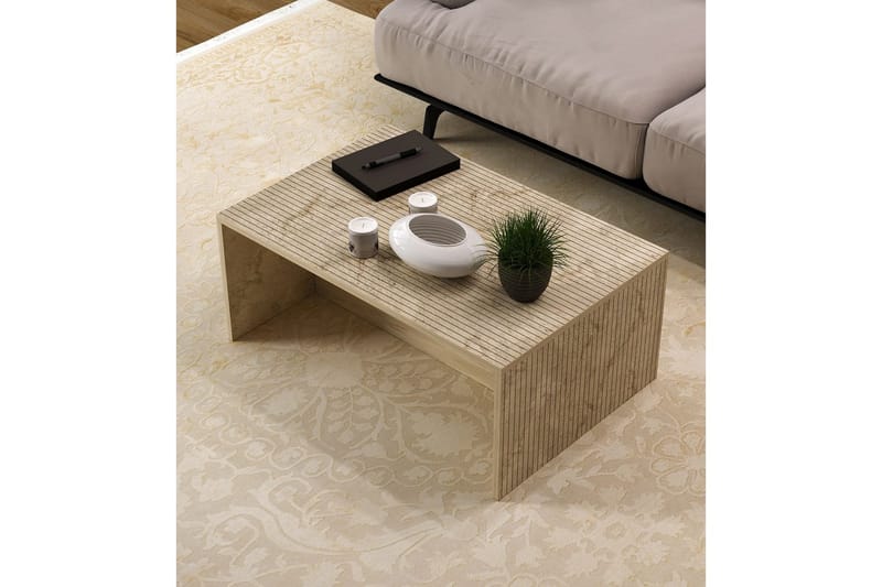 Naro Sohvapöytä 90 cm - Beige - Huonekalut - Pöytä & ruokailuryhmä - Sohvapöytä