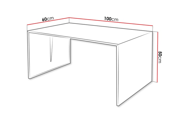 Nerima Sohvapöytä 100 cm - Beige - Huonekalut - Pöytä & ruokailuryhmä - Sohvapöytä