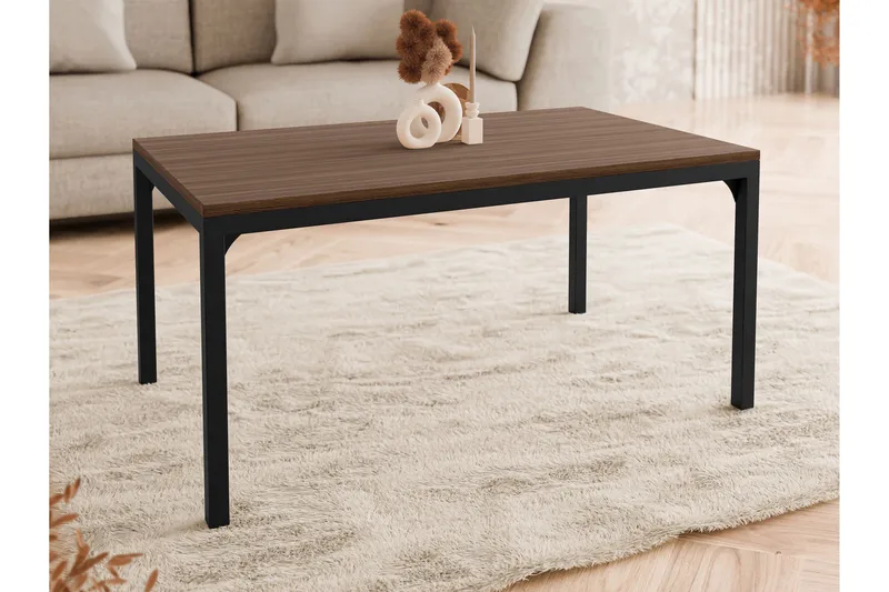 Nerima Sohvapöytä 100 cm - Musta/Ruskea - Huonekalut - Pöytä & ruokailuryhmä - Sohvapöytä