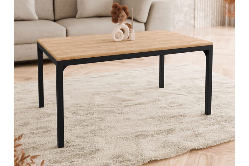 Nerima Sohvapöytä 100 cm - Musta/Ruskea - Huonekalut - Pöytä & ruokailuryhmä - Sohvapöytä