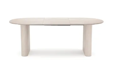 Noira jatkettava ruokapöytä 160/220x100 cm - Valkolakattu - Huonekalut - Pöytä & ruokailuryhmä - Ruokapöydät & keittiön pöydät