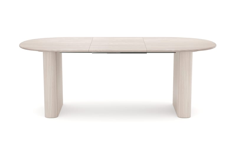 Noira jatkettava ruokapöytä 160/220x100 cm - Valkolakattu - Huonekalut - Pöytä & ruokailuryhmä - Ruokapöydät & keittiön pöydät