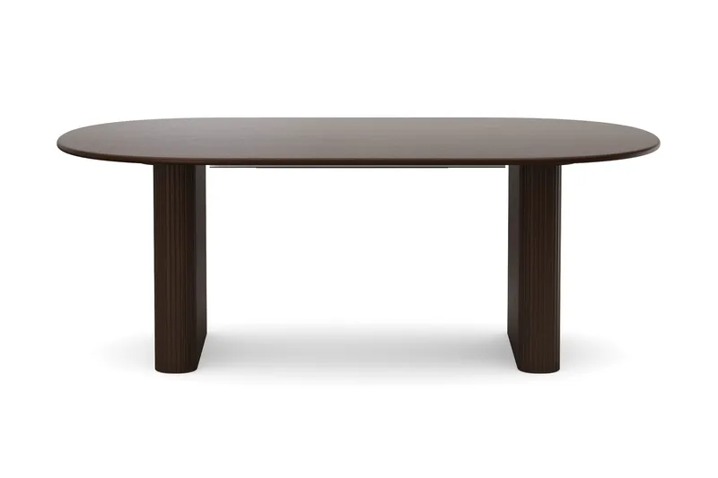 Noira jatkettava ruokapöytä 220/320x100 cm - Savutammi - Huonekalut - Pöytä & ruokailuryhmä - Ruokapöydät & keittiön pöydät