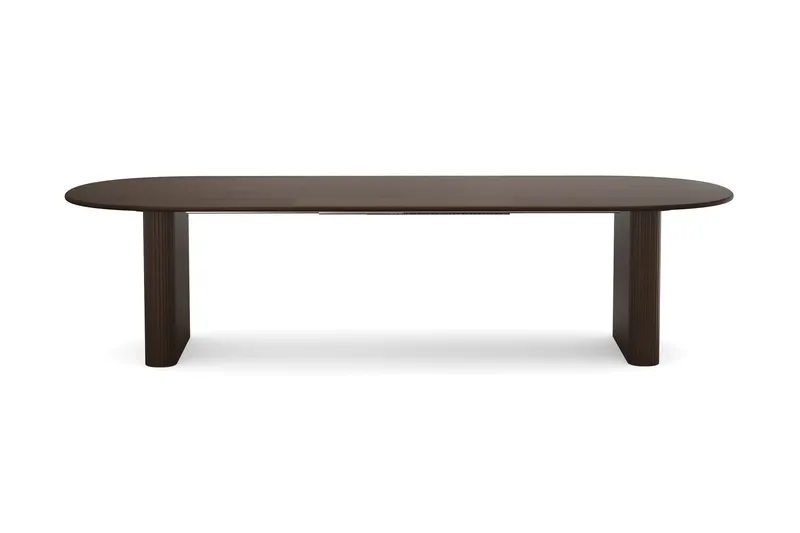 Noira jatkettava ruokapöytä 220/320x100 cm - Savutammi - Huonekalut - Pöytä & ruokailuryhmä - Ruokapöydät & keittiön pöydät