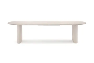 Noira jatkettava ruokapöytä 220/320x100 cm - Valkokuultokäsitelty tammi - Huonekalut - Pöytä & ruokailuryhmä - Ruokapöydät & keittiön pöydät