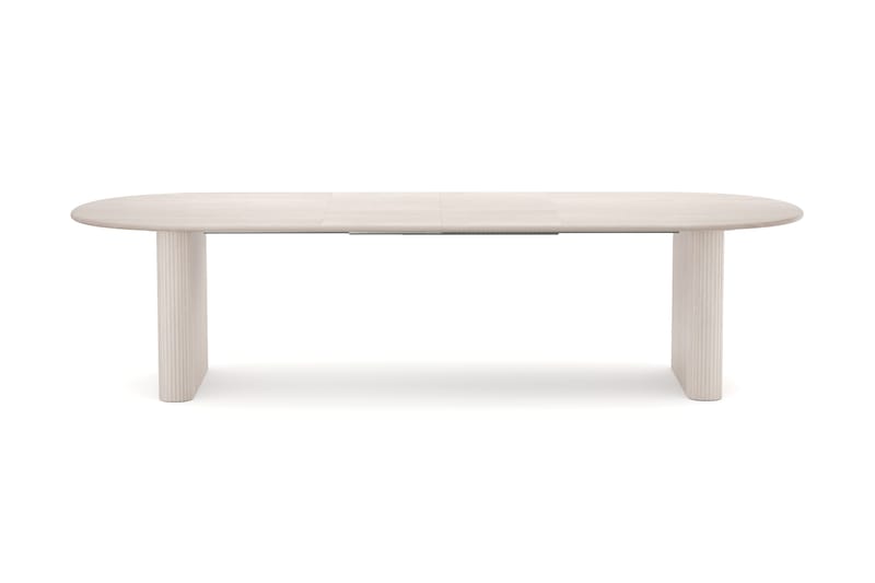 Noira jatkettava ruokapöytä 220/320x100 cm - Valkokuultokäsitelty tammi - Huonekalut - Pöytä & ruokailuryhmä - Ruokapöydät & keittiön pöydät