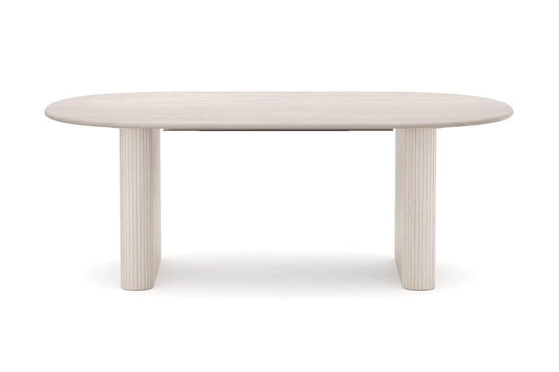 Noira jatkettava ruokapöytä 220/320x100 cm - Valkokuultokäsitelty tammi - Huonekalut - Pöytä & ruokailuryhmä - Ruokapöydät & keittiön pöydät