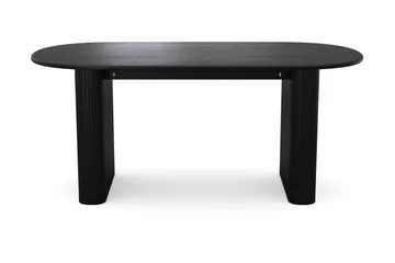 Noira ruokapöytä 180x90 cm - Musta - Huonekalut - Pöytä & ruokailuryhmä - Ruokapöydät & keittiön pöydät