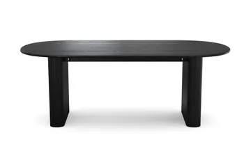 Noira ruokapöytä 220x100 cm - Mustaksi petsattu tammi - Huonekalut - Pöytä & ruokailuryhmä - Ruokapöydät & keittiön pöydät