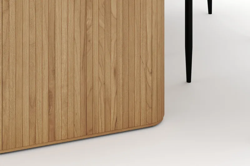 Noira Soikea Ruokapöytä 220 cm 6 Sawako Tuolia - Luonnonväri - Huonekalut - Pöytä & ruokailuryhmä - Ruokailuryhmä