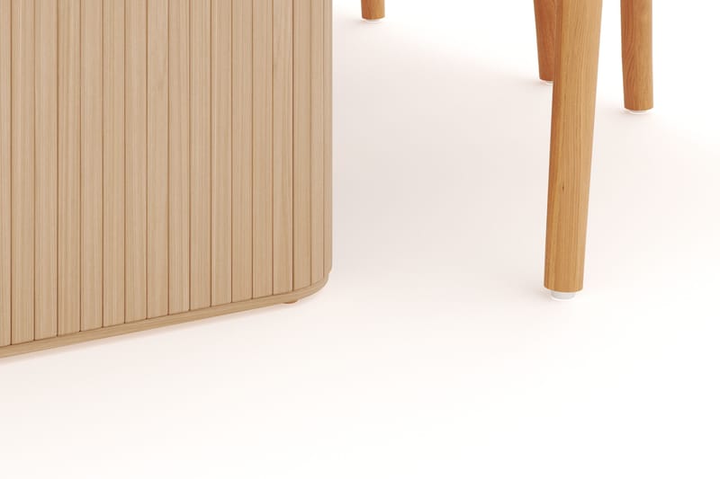 Noira Soikea Ruokaryhmä 220 cm 6 Dastoori Ruokatuolia - Luonnonvärinen - Huonekalut - Pöytä & ruokailuryhmä - Ruokailuryhmä