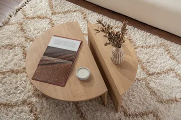 Nordum Sohvapöytä 90x90 cm - Tammi - Huonekalut - Pöytä & ruokailuryhmä - Apupöytä & sivupöytä - Sarjapöytä