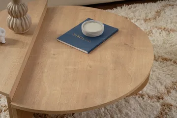 Nordum Sohvapöytä 90x90 cm - Tammi - Huonekalut - Pöytä & ruokailuryhmä - Apupöytä & sivupöytä - Sarjapöytä