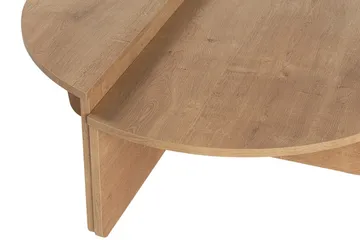 Nordum Sohvapöytä 90x90 cm - Tammi - Huonekalut - Pöytä & ruokailuryhmä - Apupöytä & sivupöytä - Sarjapöytä