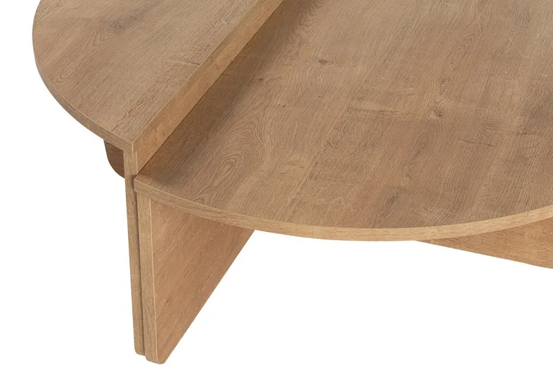 Nordum Sohvapöytä 90x90 cm - Tammi - Huonekalut - Pöytä & ruokailuryhmä - Apupöytä & sivupöytä - Sarjapöytä