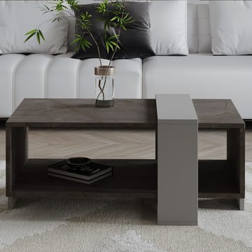 Norell sohvapöytä 90x40x49 cm - Gordion Marble ja Grey - Huonekalut - Pöytä & ruokailuryhmä - Sohvapöytä