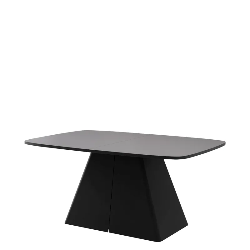 Novaj Jatkettava ruokapöytä 180-256 cm - Musta, harmaa - Huonekalut - Pöytä & ruokailuryhmä - Ruokapöydät & keittiön pöydät
