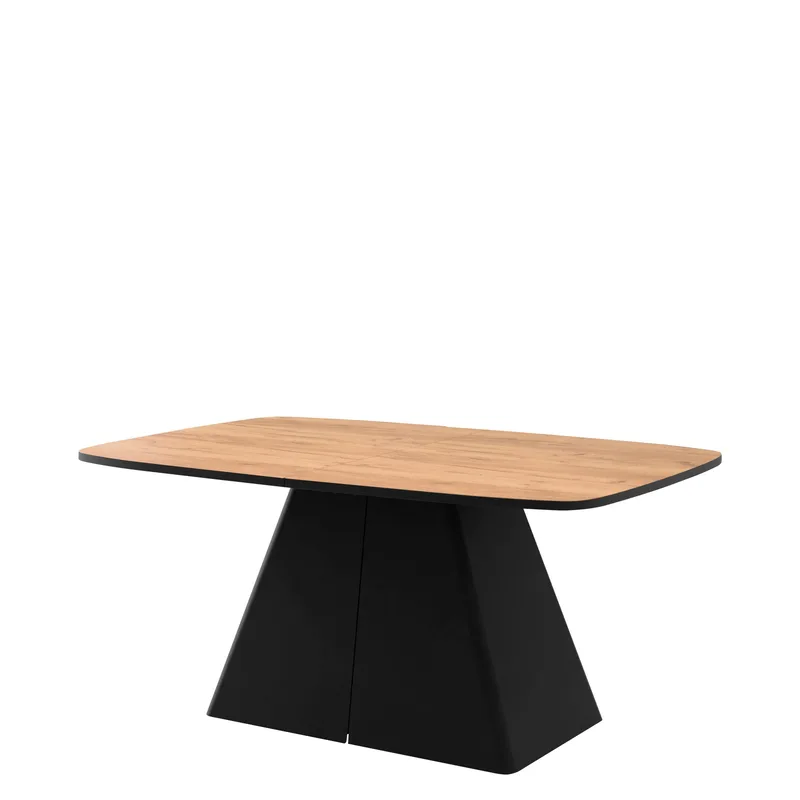 Novaj Jatkettava ruokapöytä 180-256 cm - Musta, luonnonpuu - Huonekalut - Pöytä & ruokailuryhmä - Ruokapöydät & keittiön pöydät