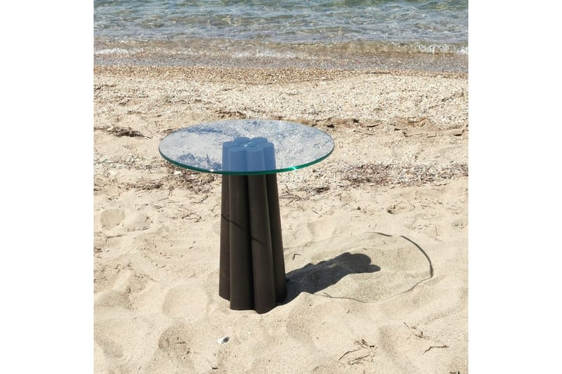 Novera Sohvapöytä 50 cm - Läpinäkyvä/Musta - Huonekalut - Pöytä & ruokailuryhmä - Sohvapöytä