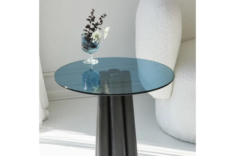 Novera Sohvapöytä 50 cm - Musta/Sininen - Huonekalut - Pöytä & ruokailuryhmä - Sohvapöytä