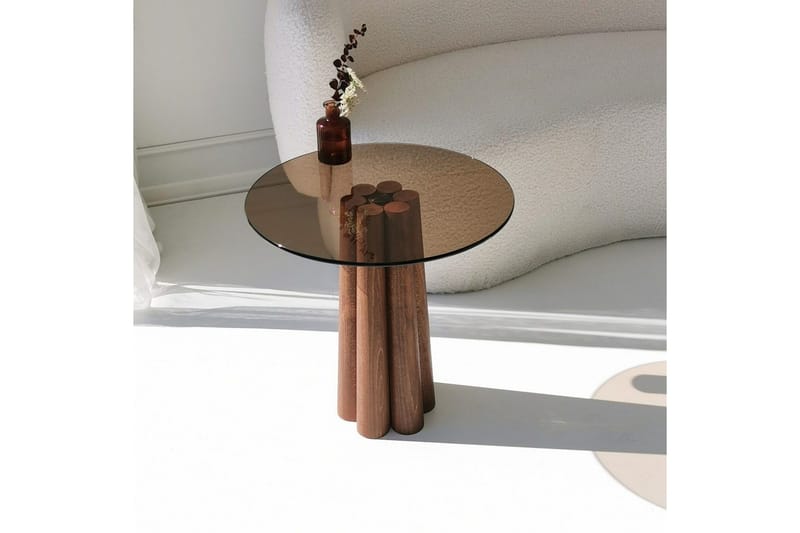 Novera Sohvapöytä 50 cm - Pronssi/Pähkinä - Huonekalut - Pöytä & ruokailuryhmä - Sohvapöytä