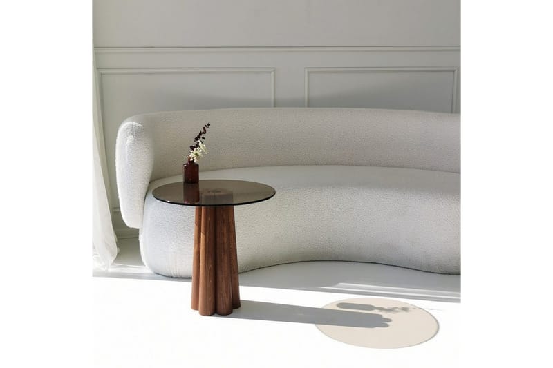 Novera Sohvapöytä 50 cm - Pronssi/Pähkinä - Huonekalut - Pöytä & ruokailuryhmä - Sohvapöytä