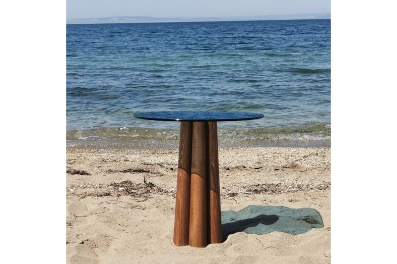 Novera Sohvapöytä 50 cm - Pähkinä/Sininen - Huonekalut - Pöytä & ruokailuryhmä - Sohvapöytä