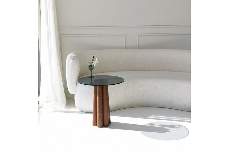 Novera Sohvapöytä 50 cm - Pähkinä/Tummanharmaa - Huonekalut - Pöytä & ruokailuryhmä - Sohvapöytä