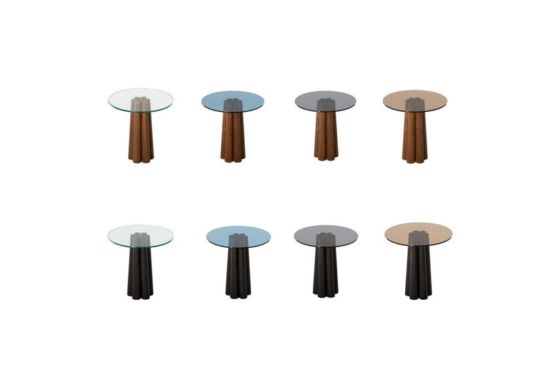 Novera Sohvapöytä 50 cm - Pähkinä/Sininen - Huonekalut - Pöytä & ruokailuryhmä - Sohvapöytä