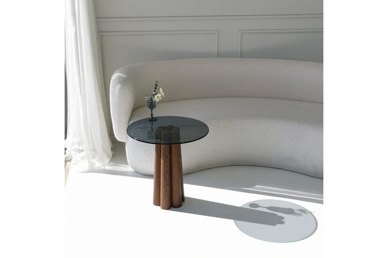 Novera Sohvapöytä 50 cm - Pähkinä/Tummanharmaa - Huonekalut - Pöytä & ruokailuryhmä - Sohvapöytä