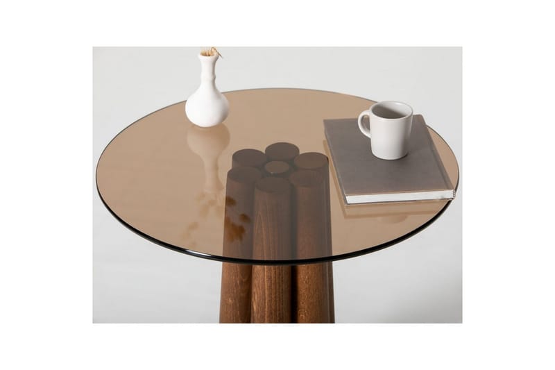 Novera Sohvapöytä 50 cm - Pronssi/Pähkinä - Huonekalut - Pöytä & ruokailuryhmä - Sohvapöytä