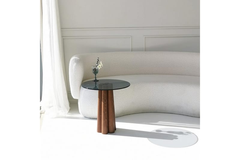 Novera Sohvapöytä 50 cm - Pähkinä/Tummanharmaa - Huonekalut - Pöytä & ruokailuryhmä - Sohvapöytä