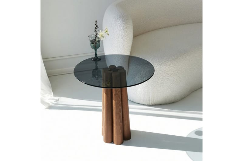 Novera Sohvapöytä 50 cm - Pähkinä/Tummanharmaa - Huonekalut - Pöytä & ruokailuryhmä - Sohvapöytä