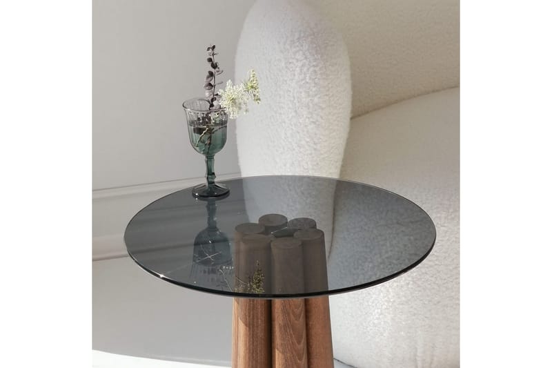 Novera Sohvapöytä 50 cm - Pähkinä/Tummanharmaa - Huonekalut - Pöytä & ruokailuryhmä - Sohvapöytä