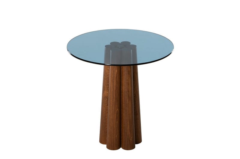 Novera Sohvapöytä 50 cm, Pähkinä/Sininen