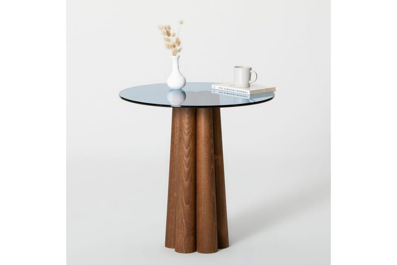 Novera Sohvapöytä 50 cm - Pähkinä/Sininen - Huonekalut - Pöytä & ruokailuryhmä - Sohvapöytä