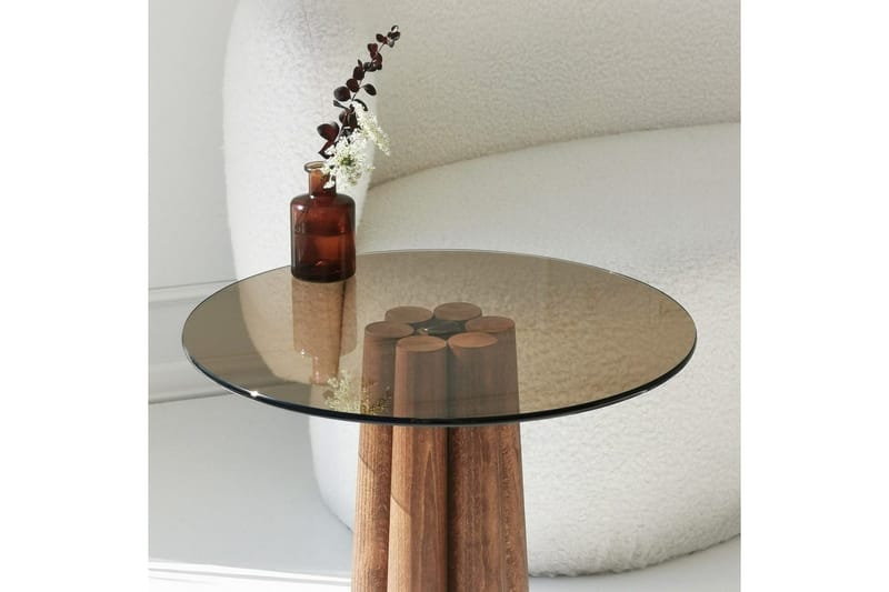 Novera Sohvapöytä 50 cm - Pronssi/Pähkinä - Huonekalut - Pöytä & ruokailuryhmä - Sohvapöytä