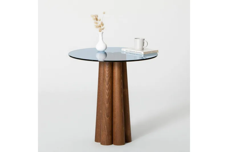 Novera Sohvapöytä 50 cm - Pähkinä/Sininen - Huonekalut - Pöytä & ruokailuryhmä - Sohvapöytä