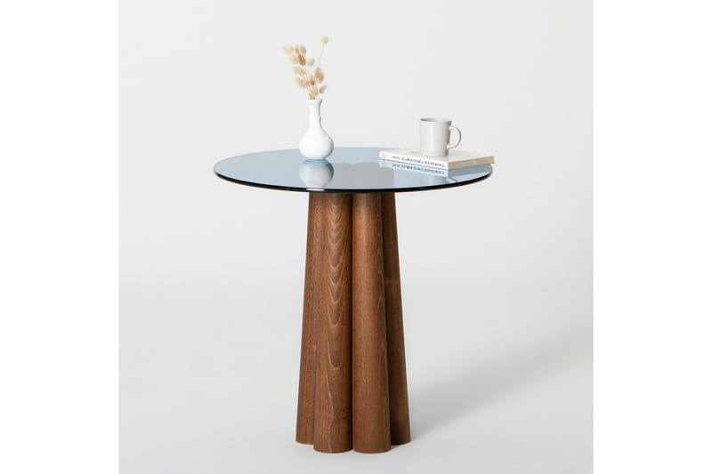 Novera Sohvapöytä 50 cm - Pähkinä/Sininen - Huonekalut - Pöytä & ruokailuryhmä - Sohvapöytä