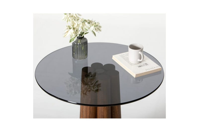 Novera Sohvapöytä 50 cm - Pähkinä/Tummanharmaa - Huonekalut - Pöytä & ruokailuryhmä - Sohvapöytä