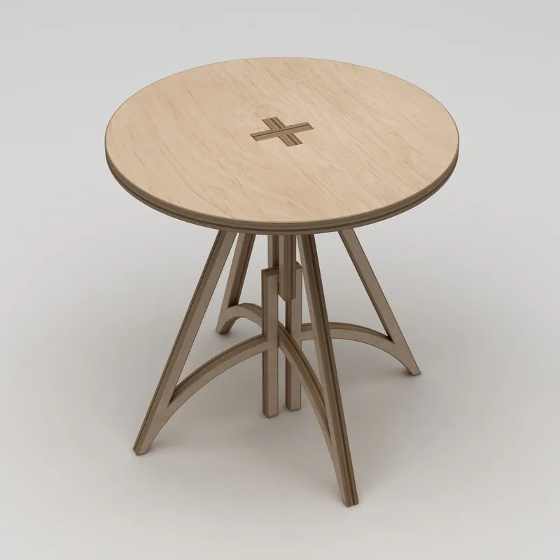 Nurena Ruokapöytä 75 cm - Luonnonpuu - Huonekalut - Pöytä & ruokailuryhmä - Ruokapöydät & keittiön pöydät