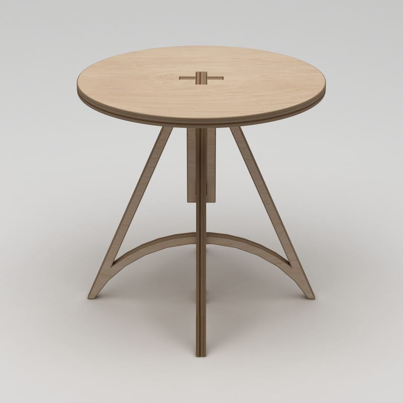 Nurena Ruokapöytä 75 cm - Luonnonpuu - Huonekalut - Pöytä & ruokailuryhmä - Ruokapöydät & keittiön pöydät