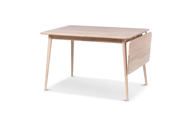 Odense Jatkettava Ruokapöytä 120-160 cm, 4 hengelle massiivipuuta, Luonnonväri