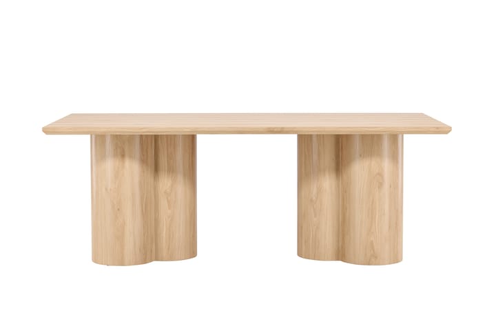Olivero Ruokapöytä 210x100 cm Valkopesu - Venture Home - Ruokapöydät & keittiön pöydät