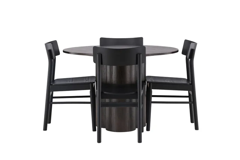 Olivia Ruokailuryhmä + 4 tuolia, Mokka