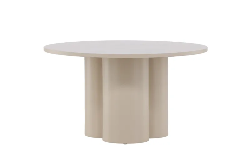 Olivia sohvapöytä 80 cm pyöreä maalattua puuta, Beige