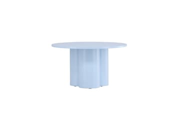 Olivia pyöreä sohvapöytä 80x45 cm puuta ja maalattua puuta - Sininen - Huonekalut - Pöytä & ruokailuryhmä - Sohvapöytä