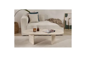 Omari Sohvapöytä 130 cm - Beige - Huonekalut - Pöytä & ruokailuryhmä - Sohvapöytä