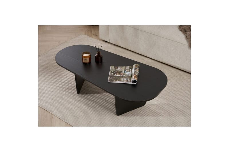 Omari Sohvapöytä 130 cm - Musta - Huonekalut - Pöytä & ruokailuryhmä - Sohvapöytä