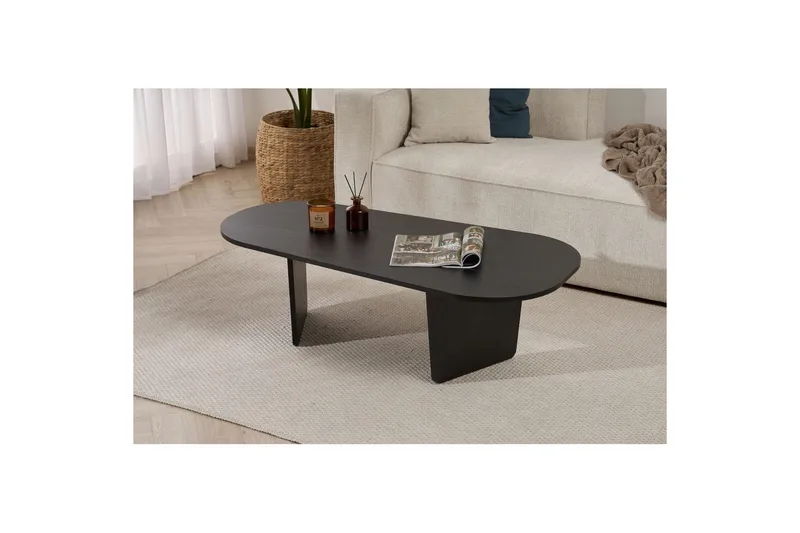 Omari Sohvapöytä 130 cm - Musta - Huonekalut - Pöytä & ruokailuryhmä - Sohvapöytä